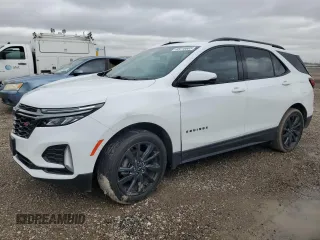 2022 Chevrolet Equinox RS with VIN 3GNAXMEV4NS118040, listed as a Copart auction lot 45016605 with 53,256 mi miles and Salvage Title. Bid and sale history available at DreamBid. Image 1.