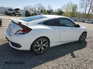 2017 Honda Civic Si with VIN 2HGFC3A55HH750970, listed as a Copart auction lot 53098595 with 40,436 mi miles and Salvage Title. Bid and sale history available at DreamBid. Image 3.