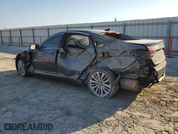 2017 Genesis G80 Ultimate with VIN KMHGN4JFXHU212334, listed as a Copart auction lot 75771284 with 78,779 mi miles and Salvage Title. Bid and sale history available at DreamBid. Image 2.