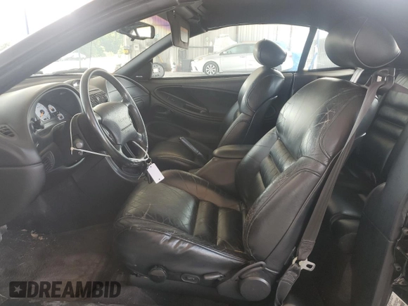 1996 Ford Mustang Cobra with VIN 1FALP46V0TF188786, listed as a Copart auction lot 57933355 with 36,931 mi miles and Salvage title. Bid and sale history available at DreamBid. Image 7.
