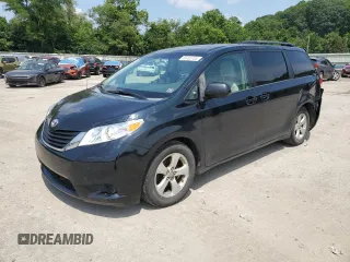 2012 Toyota Sienna LE AAS with VIN 5TDKK3DC4CS273243, listed as a Copart auction lot 65460705 with 197,423 mi miles and Salvage title. Bid and sale history available at DreamBid. Image 1.