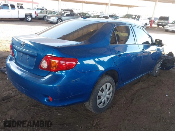 2009 Toyota Corolla with VIN JTDBL40E399054551, listed as a IAAI auction lot 42004147 with 1 mi miles. Bid and sale history available at carsss.com. Image 4.