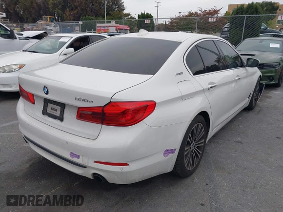 2018 BMW 5 Series 530e with VIN WBAJA9C56JB252738, listed as a IAAI auction lot 42260352 with 113,581 mi miles and . Bid and sale history available at DreamBid. Image 4.