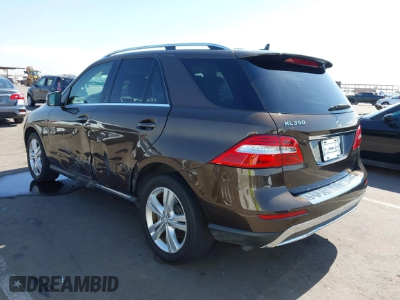 2012 Mercedes-Benz M 350 with VIN 4JGDA5HB6CA002203, listed as a IAAI auction lot 42587288 with 98,738 mi miles and . Bid and sale history available at DreamBid. Image 3.
