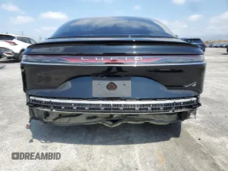 2023 Lucid Air Pure z VIN 50EA1PFA6PA007433, wystawiony jako Copart lot #55066085 z przebiegiem 13 113 mil mil oraz Szkody całkowita. Historia ofert i sprzedaży dostępna na DreamBid. Obrazek 6.