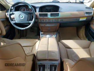 2003 BMW 7 Series 745i with VIN WBAGL63443DP62958, listed as a Copart auction lot 43346805 with 76,468 mi miles and Salvage title. Bid and sale history available at DreamBid. Image 8.