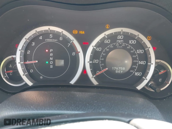 2009 Acura TSX with VIN JH4CU26619C010409, listed as a IAAI auction lot 39634371 with 76,758 mi miles. Bid and sale history available at carsss.com. Image 7.