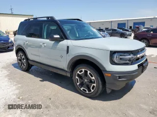 2022 Ford Bronco Sport Outer Banks with VIN 3FMCR9C65NRD69219, listed as a Copart auction lot 52765845 with 24,872 mi miles and Clean title. Bid and sale history available at DreamBid. Image 4.