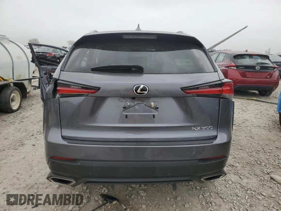 2021 Lexus NX 300 with VIN JTJDARBZ7M2198839, listed as a Copart auction lot 50611465 with 27,412 mi miles and Salvage title. Bid and sale history available at DreamBid. Image 6.