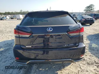 2020 Lexus RX with VIN 2T2YGMDA3LC049997, listed as a Copart auction lot 74929424 with 37,090 mi miles and Salvage Title. Bid and sale history available at carsss.com. Image 6.