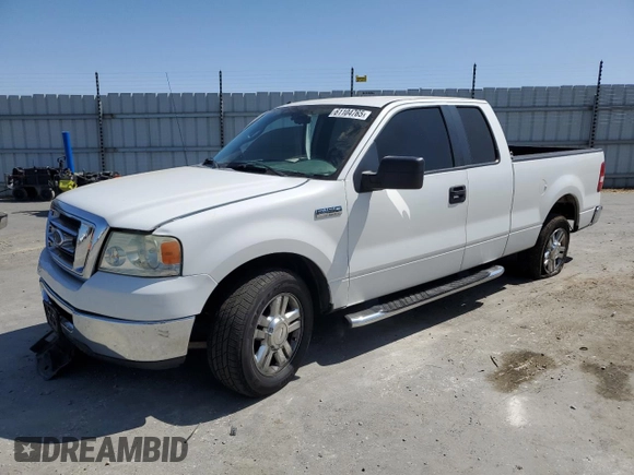 2008 Ford F-150 XL with VIN 1FTPX12548FC17360, listed as a Copart auction lot 61104765 with Not provided miles and Salvage title. Bid and sale history available at DreamBid. Image 1.