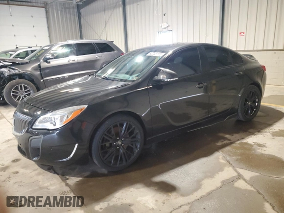 2015 Buick Regal GS with VIN 2G4GT5GX0F9127508, listed as a Copart auction lot 60233115 with 109,109 mi miles and Salvage title. Bid and sale history available at DreamBid. Image 1.
