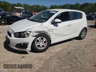 2014 Chevrolet Sonic LT with VIN 1G1JC6SBXE4168203, listed as a Copart auction lot 53250025 with 220,541 mi miles and Salvage Title. Bid and sale history available at carsss.com. Image 1.