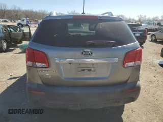 2012 Kia Sorento LX with VIN 5XYKT3A63CG212684, listed as a Copart auction lot 49747395 with Not Provided miles and Salvage Title. Bid and sale history available at DreamBid. Image 6.