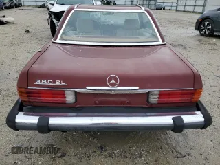 1982 Mercedes-Benz 380 with VIN WDBBA45A9CB018180, listed as a Copart auction lot 52850375 with 100,408 mi miles and Clean Title. Bid and sale history available at carsss.com. Image 6.