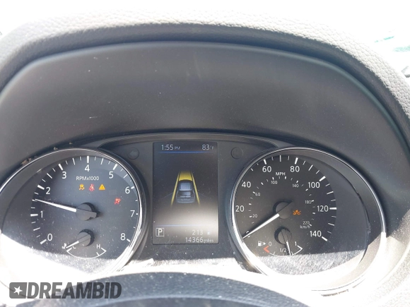 2019 Nissan Rogue S with VIN 5N1AT2MT4KC834992, listed as a IAAI auction lot 42005675 with 14,366 mi miles and . Bid and sale history available at carsss.com. Image 7.