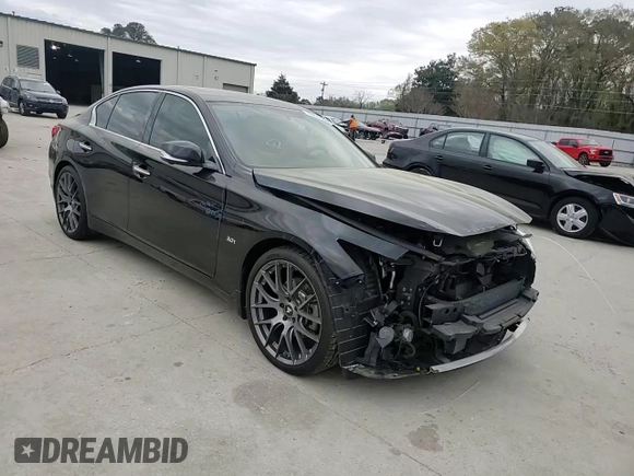 2016 Infiniti Q50 3.0t Premium with VIN JN1EV7AP0GM305290, listed as a Copart auction lot 49498585 with 110,384 mi miles and Salvage Title. Bid and sale history available at carsss.com. Image 11.