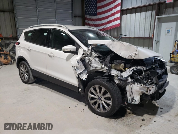 2017 Ford Escape Titanium with VIN 1FMCU0J91HUB65876, listed as a Copart auction lot 42052035 with 115,851 mi miles and Salvage Title. Bid and sale history available at carsss.com. Image 4.