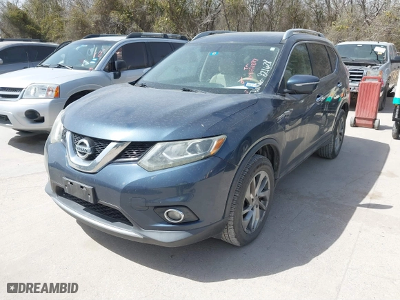 2015 Nissan Rogue SL with VIN 5N1AT2MV7FC821628, listed as a IAAI auction lot 41771889 with 108,299 mi miles. Bid and sale history available at carsss.com. Image 17.