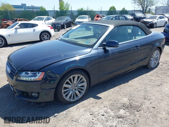 2012 Audi A5 Premium Plus with VIN WAULFAFH2CN005199, listed as a IAAI auction lot 42163081 with 66,146 mi miles and . Bid and sale history available at DreamBid. Image 2.