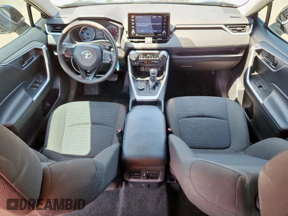 2021 Toyota RAV4 Hybrid LE with VIN 4T3LWRFV5MU049053, listed as a Copart auction lot 58598245 with 55,179 mi miles and Salvage title. Bid and sale history available at DreamBid. Image 8.