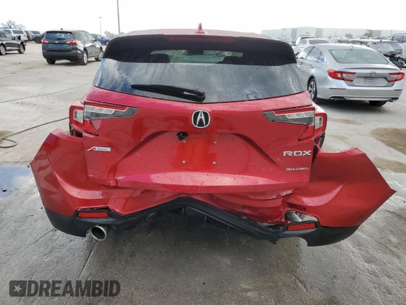 2024 Acura RDX w/A-Spec Package with VIN 5J8TC2H67RL018209, listed as a Copart auction lot 80133514 with 11,323 mi miles and Salvage title. Bid and sale history available at DreamBid. Image 6.