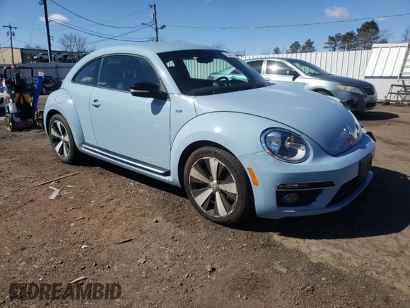 2014 Volkswagen Beetle Turbo R-Line with VIN 3VWVT7AT1EM639374, listed as a Copart auction lot 50230785 with 54,818 mi miles and Salvage Title. Bid and sale history available at DreamBid. Image 4.