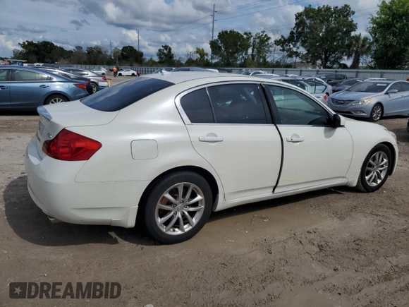 2008 Infiniti G35 with VIN JNKBV61EX8M200488, listed as a Copart auction lot 70752484 with Not Provided miles and Salvage Title. Bid and sale history available at DreamBid. Image 3.