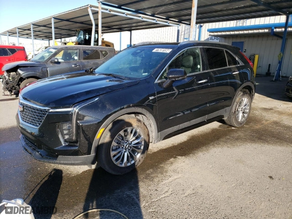 2024 Cadillac XT4 AWD Premium Luxury with VIN 1GYFZDR49RF128402, listed as a Copart auction lot 77630154 with 20,673 mi miles and Salvage Title. Bid and sale history available at carsss.com. Image 1.