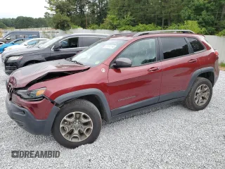 2020 Jeep Cherokee Trailhawk Elite с VIN 1C4PJMBX8LD501079, выставлен на аукционе Copart как лот 61374114 с пробегом 74 730 миль миль и Списание • Salvage title. История ставок и продаж доступна на DreamBid. Изображение 1.