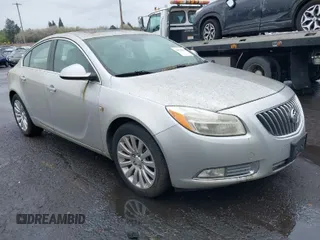 2011 Buick Regal CXL RL6 with VIN W04GU5GC9B1018360, listed as a IAAI auction lot 41974395 with 27,271 mi miles. Bid and sale history available at carsss.com. Image 1.