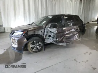 2021 Mitsubishi Outlander Sport ES with VIN JA4ARUAU5MU016111, listed as a Copart auction lot 69632504 with 0 mi miles and Salvage Title. Bid and sale history available at carsss.com. Image 1.