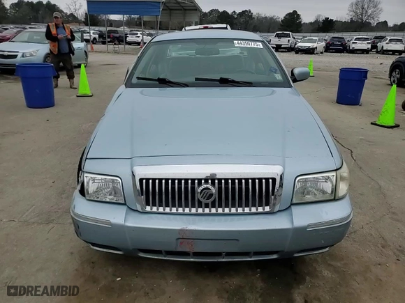 2009 Mercury Grand Marquis LS with VIN 2MEHM75V29X634556, listed as a Copart auction lot 48925725 with 91,643 mi miles and Salvage Title. Bid and sale history available at carsss.com. Image 11.