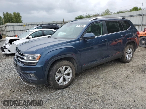 2018 Volkswagen Atlas SE z VIN 1V2KR2CA7JC526669, wystawiony jako Copart lot #57256865 z przebiegiem 86 523 mil mil oraz Szkoda całkowita • Salvage title. Historia ofert i sprzedaży dostępna na DreamBid. Obrazek 1.