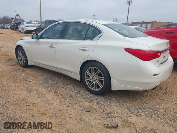 2017 Infiniti Q50 3.0t Premium with VIN JN1EV7AR8HM839141, listed as a IAAI auction lot 41803774 with 109,893 mi miles. Bid and sale history available at carsss.com. Image 3.