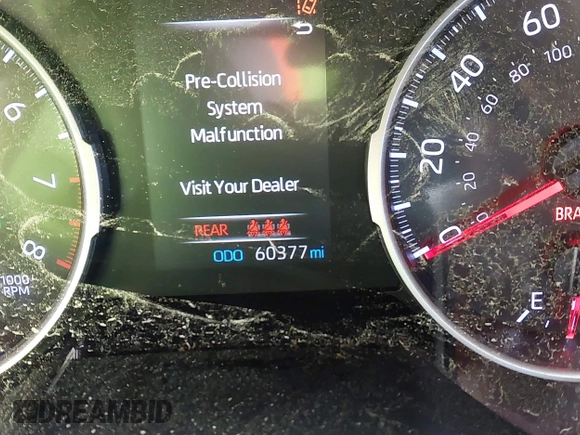 2019 Toyota RAV4 XLE with VIN JTMW1RFV7KD035614, listed as a IAAI auction lot 41970954 with 60,377 mi miles and . Bid and sale history available at DreamBid. Image 15.