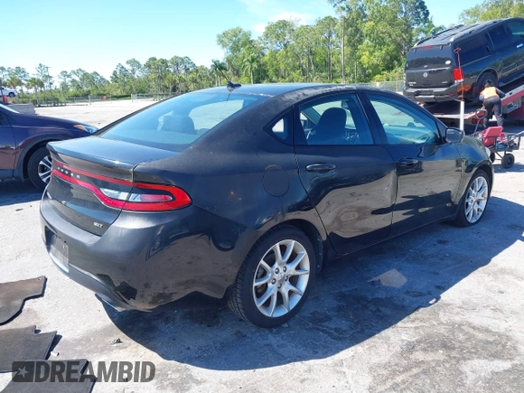 2013 Dodge Dart SXT with VIN 1C3CDFBA9DD344620, listed as a IAAI auction lot 41675513 with 70,624 mi miles. Bid and sale history available at carsss.com. Image 4.