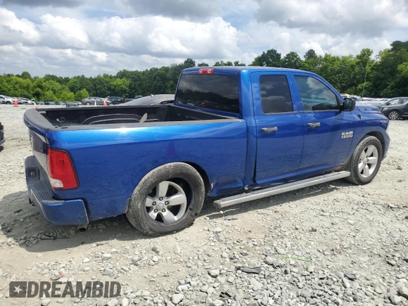 2016 Ram 1500 Tradesman with VIN 1C6RR6FG2GS108274, listed as a Copart auction lot 59658884 with 195,365 mi miles and Salvage title. Bid and sale history available at DreamBid. Image 3.