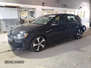 2017 Volkswagen Golf GTI S with VIN 3VW4T7AU7HM066201, listed as a Copart auction lot 44282864 with 52,248 mi miles. Bid and sale history available at carsss.com. Image 1.