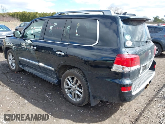 2013 Lexus LX 570 with VIN JTJHY7AX0D4124605, listed as a IAAI auction lot 41913053 with 141,389 mi miles and . Bid and sale history available at DreamBid. Image 3.