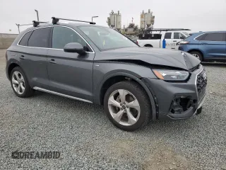 2022 Audi Q5 S line Premium Plus with VIN WA1EAAFY2N2077996, listed as a Copart auction lot 59636295 with 41,587 mi miles and Salvage title. Bid and sale history available at DreamBid. Image 4.