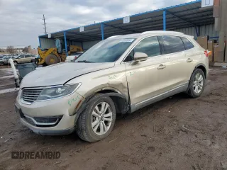 2017 Lincoln MKX Select with VIN 2LMPJ8KRXHBL12357, listed as a Copart auction lot 43250985 with 105,483 mi miles and Salvage Title. Bid and sale history available at carsss.com. Image 1.