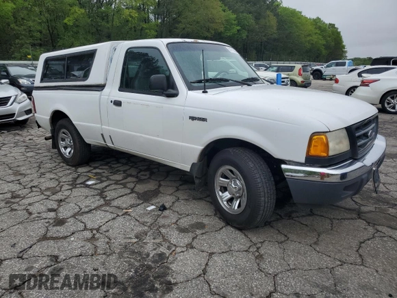 2001 Ford Ranger XL with VIN 1FTYR10C41PA68349, listed as a Copart auction lot 51712355 with 533,052 mi miles and Salvage title. Bid and sale history available at DreamBid. Image 4.