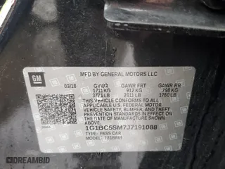 2018 Chevrolet Cruze LS with VIN 1G1BC5SM7J7191088, listed as a Copart auction lot 85741654 with 27,538 mi miles and Salvage Title. Bid and sale history available at carsss.com. Image 14.