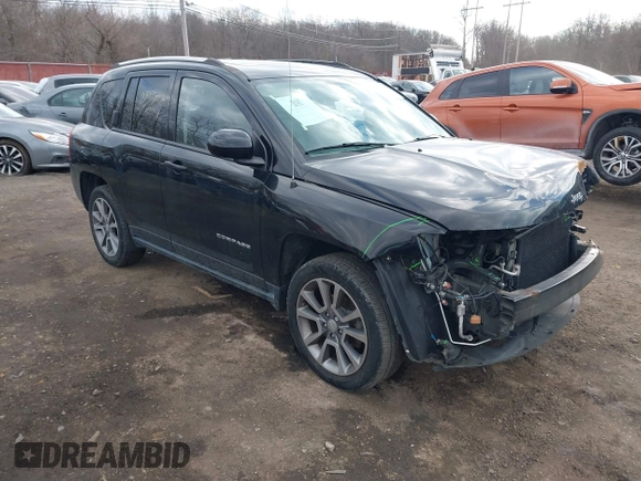 2016 Jeep Compass High Altitude Edition with VIN 1C4NJDEB8GD805378, listed as a IAAI auction lot 41440197 with 80,848 mi miles. Bid and sale history available at carsss.com. Image 1.