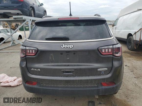 2022 Jeep Compass Latitude with VIN 3C4NJDBB2NT124371, listed as a Copart auction lot 55983855 with Not provided miles and Salvage title. Bid and sale history available at DreamBid. Image 6.