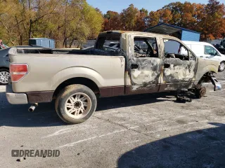 2010 Ford F-150 XL with VIN 1FTFW1EV7AFD53711, listed as a Copart auction lot 76957464 with 0 mi miles and Salvage Title. Bid and sale history available at carsss.com. Image 3.