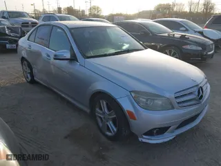 2010 Mercedes-Benz C-Class C 300 Sport with VIN WDDGF5EB8AR109538, listed as a IAAI auction lot 41808610 with 136,904 mi miles. Bid and sale history available at carsss.com. Image 1.