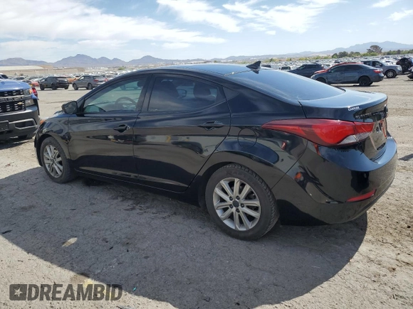 2014 Hyundai Elantra SE z VIN KMHDH4AE0EU066538, wystawiony jako Copart lot #54348995 z przebiegiem 117 038 mil mil oraz Szkoda całkowita • Salvage title. Historia ofert i sprzedaży dostępna na DreamBid. Obrazek 2.
