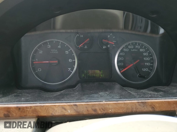 2007 Ford Five Hundred SEL with VIN 1FAHP24137G163701, listed as a Copart auction lot 60826555 with 169,948 mi miles and Salvage title. Bid and sale history available at DreamBid. Image 9.
